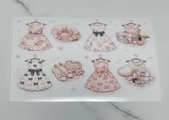 Thumbnail of 【ハンドメイド】　オリジナルデザイン　ガーリー　シールシート　シール　ピンク系