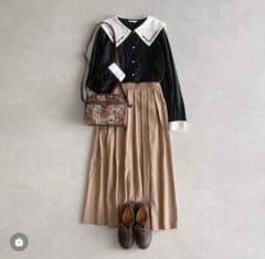 バイカラー刺繍ブラウス　エヘカソポのサムネイル