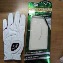 Callaway キャロウェイ ゴルフグローブ メンズ 22cm ホワイトのサムネイル