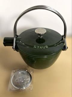 STAUBストウブティーポット16cmストレーナー付グリーン STAUBストウブティーポット16cmストレーナー付グリーン - メルカリ