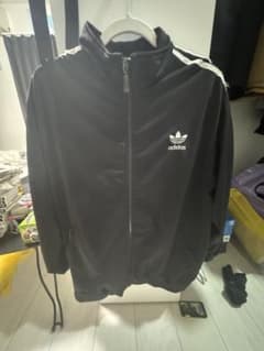 80s 90s adidas 黒 トラックジャケットのサムネイル