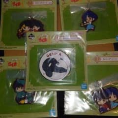 一番くじ らんま 1/2 TVアニメ Ｉ賞 ラバーアソート 5種 計5点 乱馬