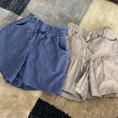キュロットスカート二枚セットのサムネイル