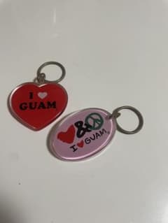 I LOVE GUAM キーホルダー 2個セットのサムネイル