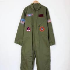 TOPGUNトップガン ワッペン カバーオール つなぎ フライトスーツ S135
