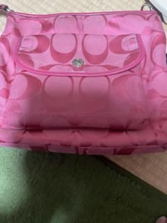 COACH シグネチャー ショルダーバッグ ピンク値下げ不可のサムネイル