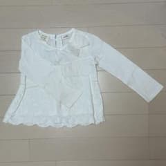 Zara Baby ホワイト 長袖ブラウス 80cmのサムネイル