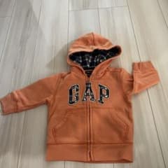 babyGap オレンジ フード付きトレーナー 80のサムネイル