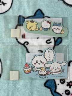 新品　ちいかわ×サンリオキャラクターズ スマホに貼れるステッカー　まとめ売りのサムネイル