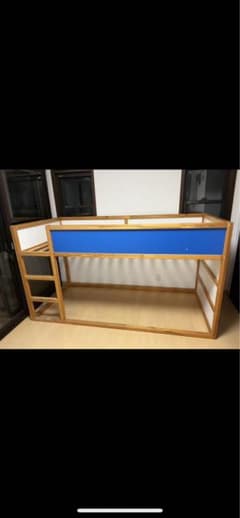 IKEA キューラ　KURA 2段ベット　テント　スノコ　セット　ローベッドのサムネイル