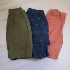 120サイズ ハーフパンツ 3点セットのサムネイル