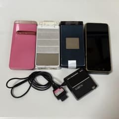 ジャンク・部品取りに！ 携帯電話本体 4台セット 充電器 ガラケー