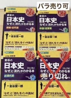 【3冊セット】金谷の日本史「なぜ」と「流れ」がわかる本改訂版 原始/中世/近現代のサムネイル