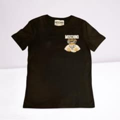 新品タグ付き　モスキーノくまさん刺繍　ポロシャツ　最終値下げ ワールドベア WORLD BEAR ポロシャツ カットソー 鹿の子 胸