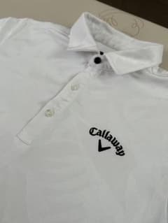Callaway ホワイト ポロシャツ - メルカリ