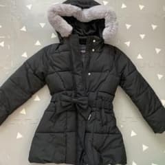 JENNI love ブラック中綿コート フード付きのサムネイル