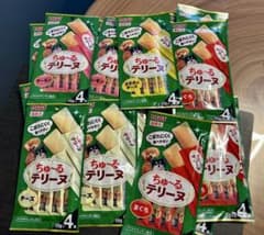 いなば ちゅ〜るテリーヌ 犬用おやつ 16袋 4種64本まとめてのサムネイル