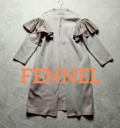 新品　フェンネル Aラインコート　ヤマダヤ　スコットクラブ FENNEL ダブルフリルデザインロングコート ヤマダヤ スコットクラブ 9