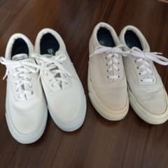 CONVERSE スニーカー ホワイト ローカット2足26.5サイズ箱あり
