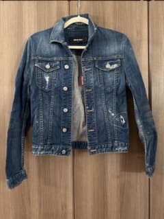 DSQUARED2 ペイント加工 デニムジャケット - メルカリ