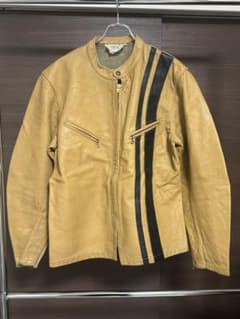 60s BATES レザージャケット シングルライダース レーシングジャケット 