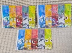 케로로 군조 스티커 3장 세트(1장 상처 있음)