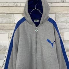 90s  PUMA　ビッグロゴ　裏ボア　ジャケット　サイドロゴラインのサムネイル