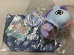 이치 반 쿠지 BT21 diner MANG 세트와 토트 백