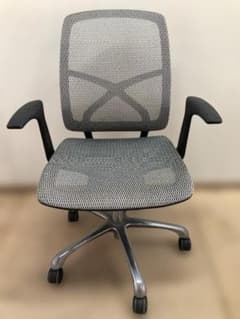 メッシュ オフィスチェア 肘付き キャスター付 デスクチェア 1105-3