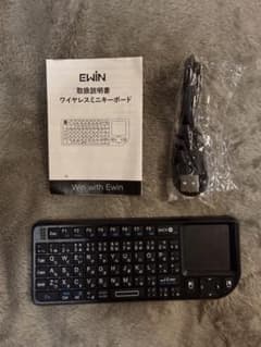 未使用EWIN タッチパッド付きワイヤレスミニキーボード X1 本体のサムネイル