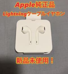 Apple アップル 純正 iPhone ライトニングイヤホン  新品未使用のサムネイル