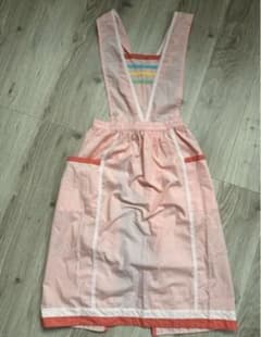 エプロン ピンク マルチカラー バッククロス M〜L 撥水加工 - メルカリ