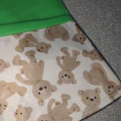クマ柄 ロングゴム手袋 キッチン用のサムネイル