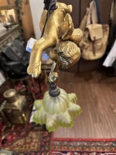 ヴィンテージ 天使のランプ アールヌーボー風 ジャンク - メルカリ