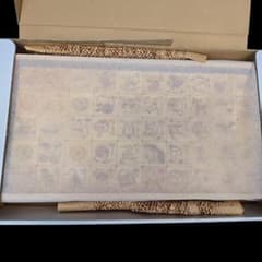新品未開封　【山のくじら舎】 木のおもちゃ 日本製 国産木材あいうえおつみきのサムネイル