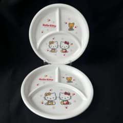 フランス製　アルコパル　ハローキティ　 洋皿プレート直径24.7㎝　5枚セット フランス製 アルコパル ハローキティ 洋皿プレート直径24.7㎝ 5枚