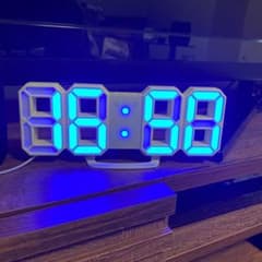 【大人気】LED 青色　時計のサムネイル