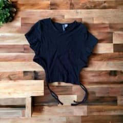 1点限り H&M Tシャツ ブラック Sのサムネイル