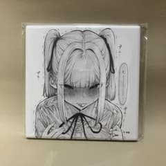 昼寝　コースター　柊カレン　昼寝個展　柊先輩　白雲石コースター　初原画展　ナマ漫 昼寝 コースター 柊カレン 昼寝個展 柊先輩 白雲石コースター 初原画展