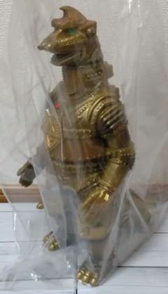 マルサン メカゴジラ450 gold ver. ソフビ - メルカリ