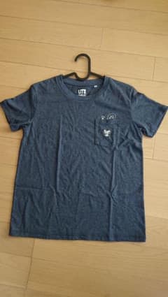 ユニクロ スヌーピー 半袖 Tシャツ グレー L レディースのサムネイル