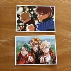 ヒロアカ原画展 ブロマイド オールマイト 緑谷出久 爆豪勝己 轟焦凍 2