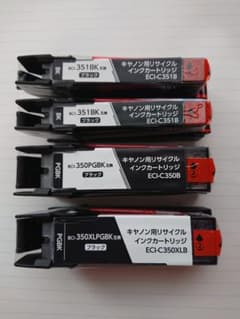 キャノン ECI-C351XL エコリカ 未使用インクカートリッジ ブラックのみのサムネイル