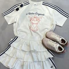 春服♡adidas originals マリーちゃん白TシャツSのサムネイル