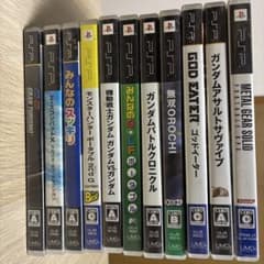 最終値下げ　任天堂＋PSP ジャンク品まとめ売り　本体カセット通信ケーブル付き PSPソフト11本 ジャンク - メルカリ