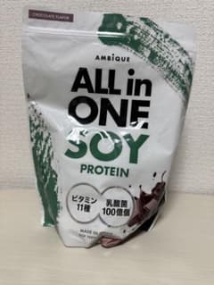 【新品未開封】アンビーク オールインワンソイプロテイン チョコレート風味 1kgのサムネイル