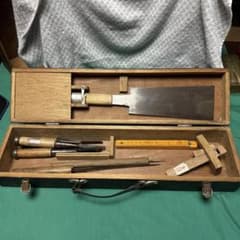 金蔵作 大工道具セット 木箱入り 中古 - メルカリ