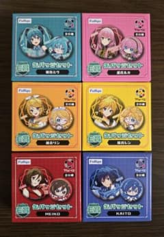 初音ミク】 フリューくじ 初音ミク 缶バッジセット 全6種 - メルカリ