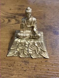 和の心 仏像 肆　釈迦如来坐像　 仏像 フィギュア ゴールドカラー ミニチュアのサムネイル
