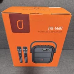 JYX-66BT ポータブルスピーカー ワイヤレスマイク2本付 - メルカリ